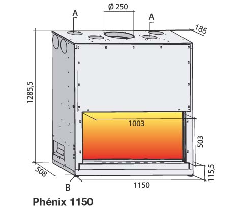 Phenix 1150 - rysunek techniczny